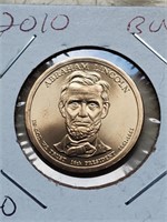 BU 2010 Abraham Lincoln Presidential Dollar