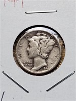 1941 Mercury Dime