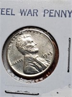 BU 1943 Steel Wheat Penny