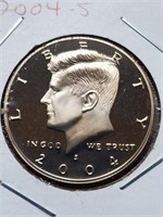2004-S Clad Proof Kennedy Half Dollar