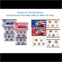 2002 & 2003 20 piece United States Mint Set w/Saca