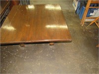 Antique Table cut down for Coffee Table Oak Base