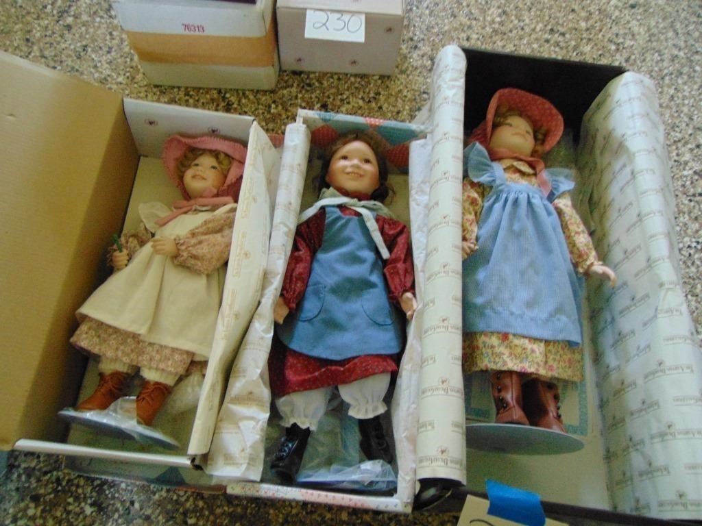 3 Ashton Drake Dolls