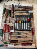 Lot Nut drivers- craftsman set and others