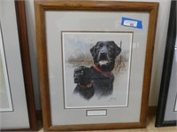 "The Legacy - Black Labs" Jim Killen signed prin