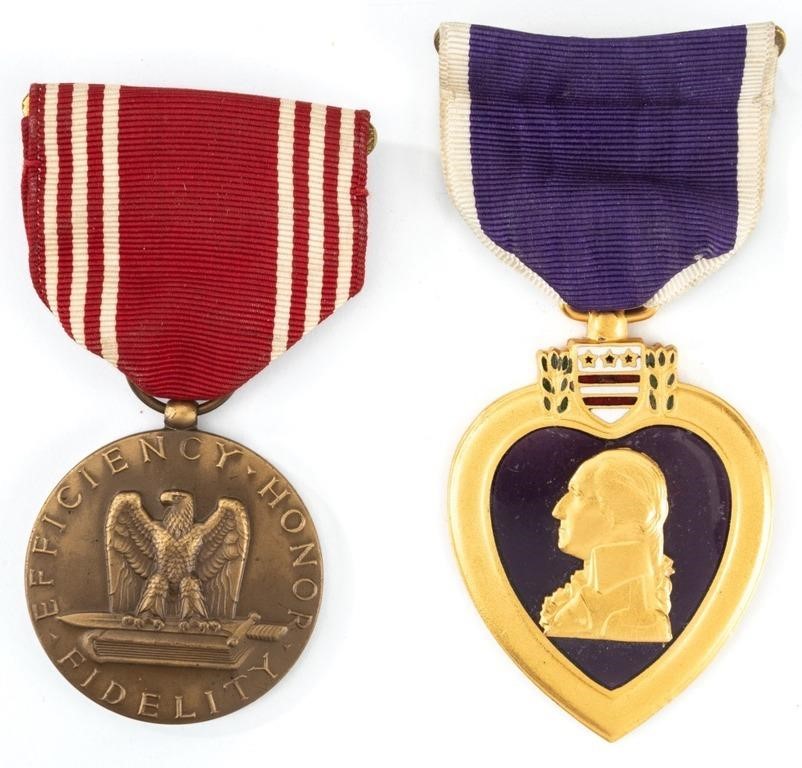 WWII U.S. Purple Heart Medal Lot