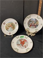 3 Royal Doulton collector plates