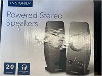 INSIGNIA STEREO SPEAKERS RETAIL $20