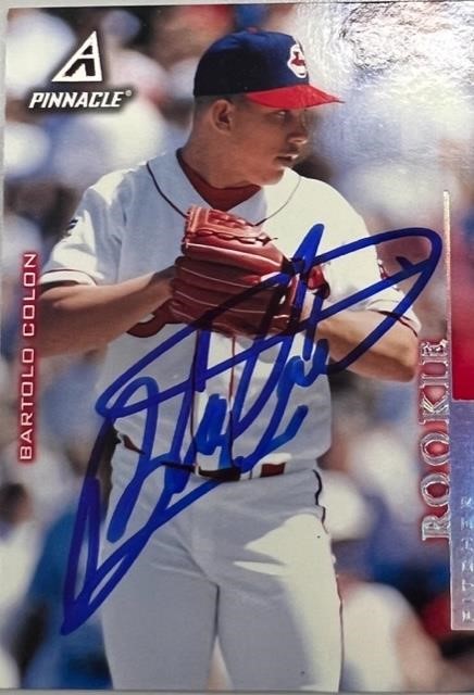 Bartolo Colon Signed Card with COA