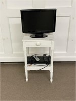 Samsung 19" Television, JVC DVD Player and Stand