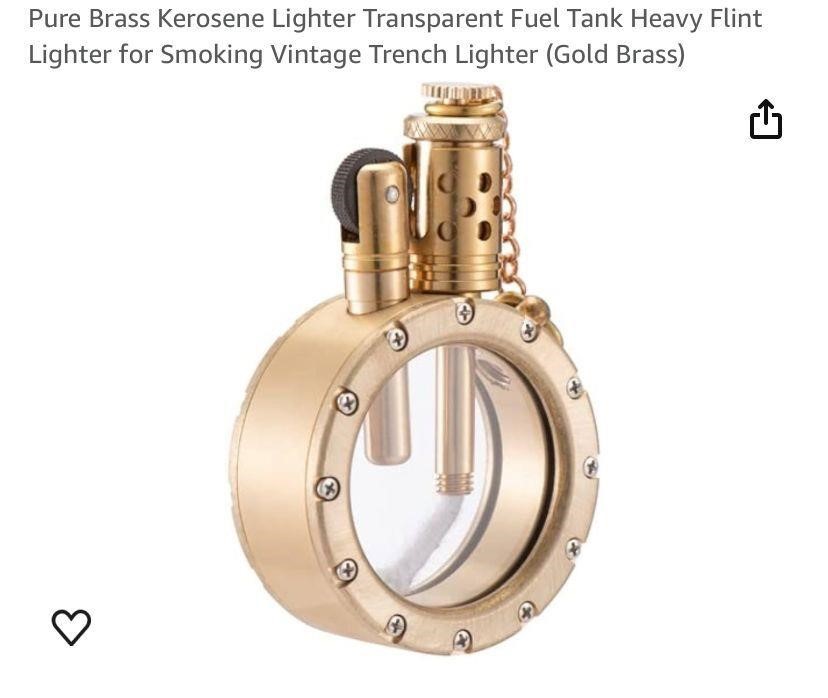 Kerosene Lighter Transparent Fuel Tank