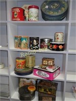 Vintage Tin Can Collection