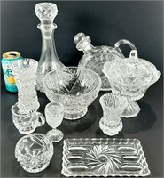 12pcs en verre et cristal PINWHEEL, très beau, A-1