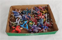 Assorted Pvc Figures, Power Rangers Monsters Etc.