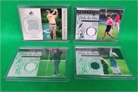 4x Golf Relic Cards Stacy Lewis Julie Inkster Kane
