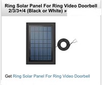 Ring Solar Panel