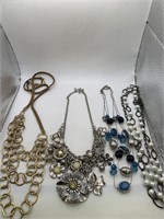 SIGNED NY NECKLACE LOT OF 4