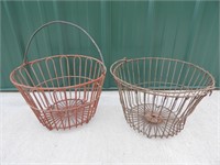 2 Wire Metal Egg Baskets