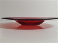 Gold Ruby Bon-bon Dish Rounded Base