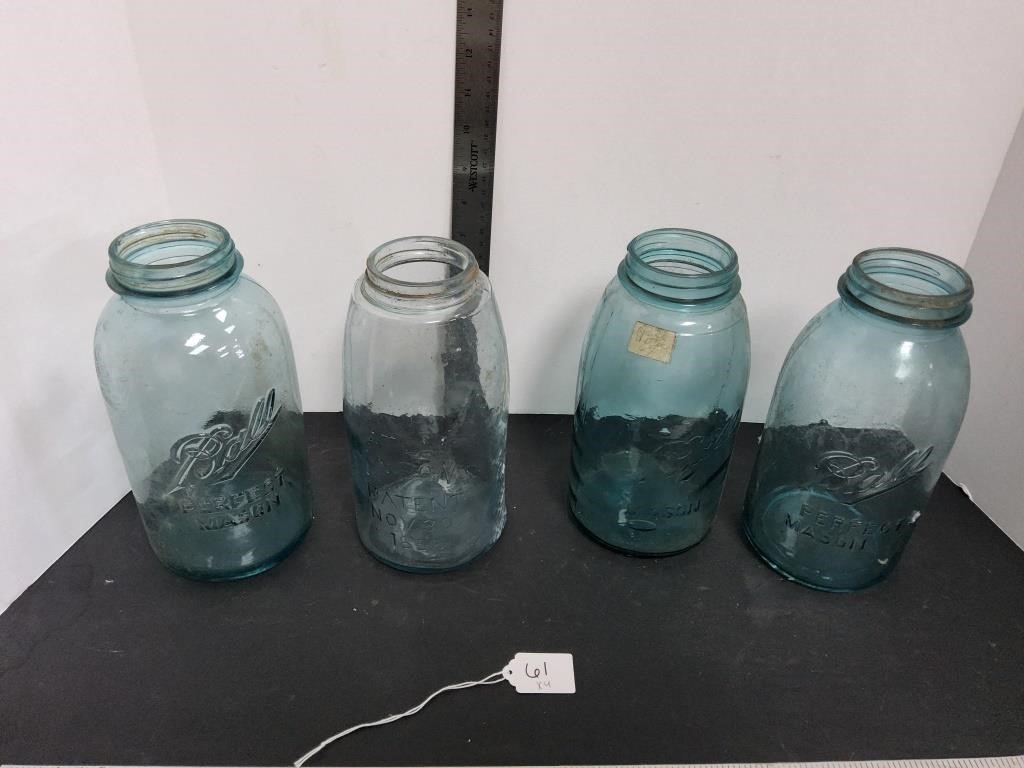 Blue Canning Jars