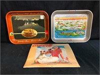 Coca-Cola Trays & Calendar