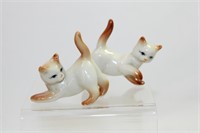 Lot of Two Miniature Cat Figurines