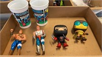 Lot of MOTU Cups, Funko Pops and Figures