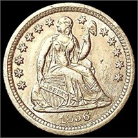 1856-O Seated Liberty Half Dime CLOSELY