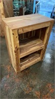 Handmade Cedar Shelf Unit