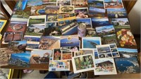 Postcards including Costa Rica, Florida