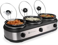 ***$89 - TRU Triple Buffet Server, Three 2-1/2-Qt