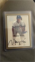 2000 Fleer Greats of the Game Maury Wills Autograp