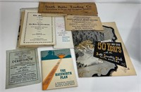 Vintage Information Pamphlet & Posters For Butte