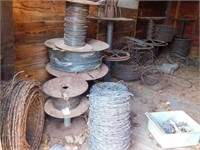 Assorted wire & spools