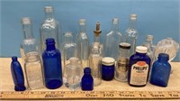 Assortment of Small Vintage Bottles