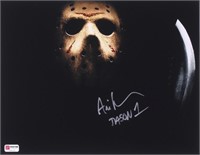 Ari Lehman Signed Jason Voorhees 11x14 Photo Inscr