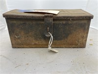 Fordson Metal Box w/2 Vintage Tools