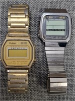 (2) Pulsar Digital Watches