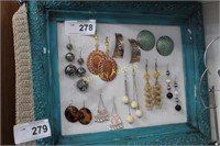 COSTUME JEWELRY EARRINGS - DISPLAY NOT INCLUDED
