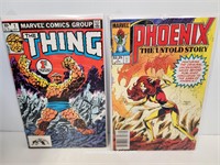 Vintage Marvel Comic #1 The Thing & #1 Phoenix