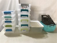 Storage bins/baskets - assort sizes ***