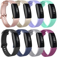 [8 Pack] Silicone Bands Compatible with Fitbit Ins