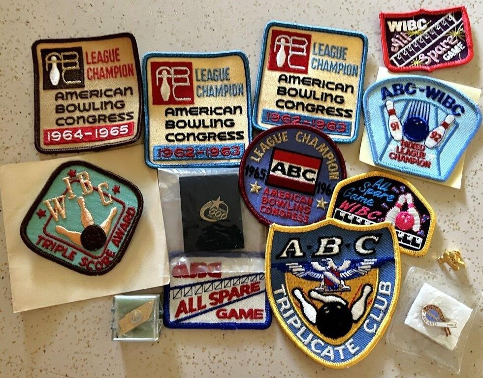 Bowling Patches & Pins