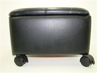 Rolling Foot Stool With Storage