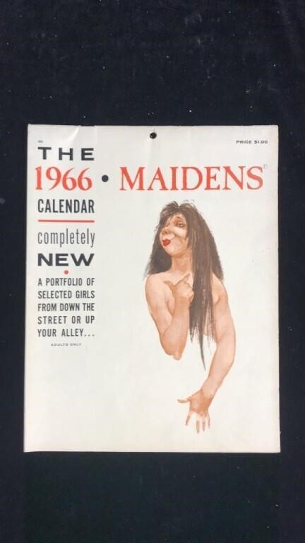 1966 The Maidens Calendar by Enrol Publishing