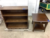 Shelf and end table with drawer
