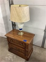 Small dresser and lamp