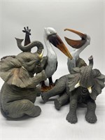 Painted Animal Resin Figurines