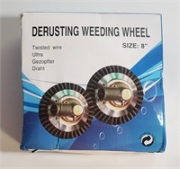 DERUSTING WEEDING WHEEL SIZE: 8"