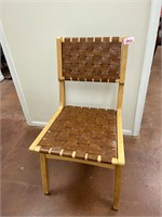 Woven dining chair